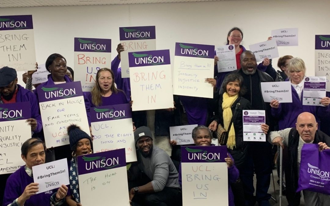 UCL UNISON Bring Them In Campaign