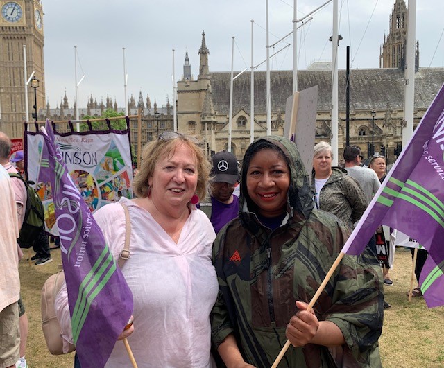 UNISON Branch attends TUC National Demo